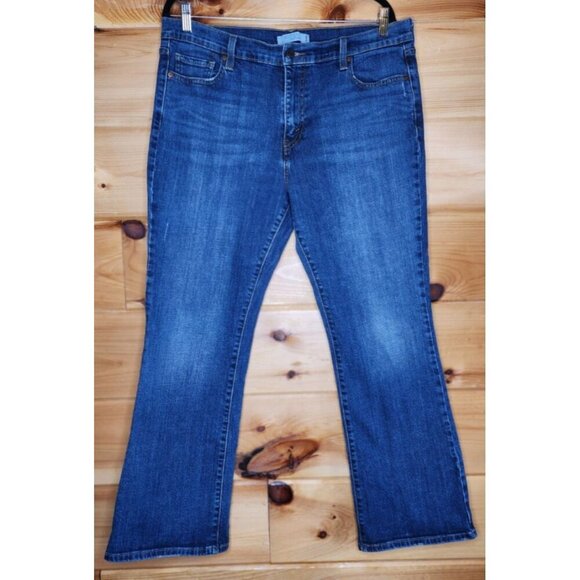 Levi Strauss And Co 515 Womens Boot Cut Blue Denim Jeans Size 16 - Picture 4 of 16